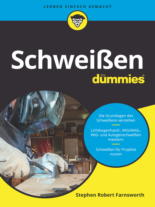 Cover image for Schweißen für Dummies